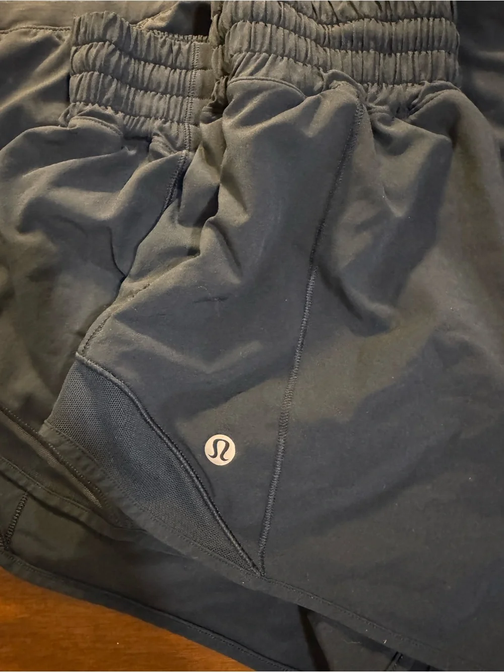 Lululemon Navy Hotty Hot 2.5in Shorts